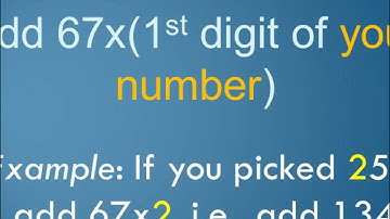 This video will guess any 3-digit number you pick!