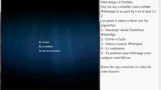Como instalar WhatsApp en ipod o ipad screenshot 4