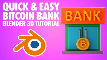 Blender 3D Bitcoin Bank Modeling Tutorial - Quick and Easy - Blender 3D Tutorial