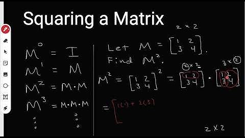 Squaring a Matrix