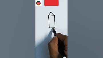 Draw a simple rocket using these simple steps #shorts #ashortaday  Canvassing Passion