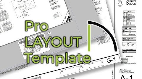 Pro LAYOUT Template released for Chief Architect X-14