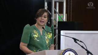 Vice President Sara Duterte delivers 2023 Basic Education Report