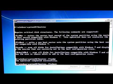 Video: How To Repair Windows 7 Bootloader