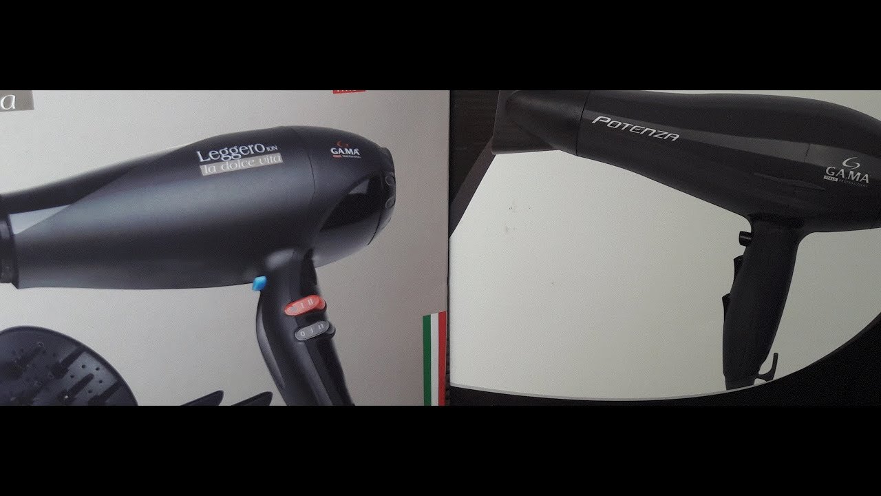 Secador de Cabelo GAMA POTENZA e LEGGERO Ion I Vlogdabeta - YouTube