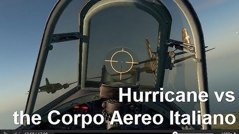 Hurricane vs the Corpo Aereo Italiano - - - by Søren Dalsgaard