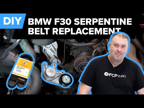 BMW F30 Serpentine Belt Replacement DIY (BMW N20 – 328i, 528i, X1, X3, & More)