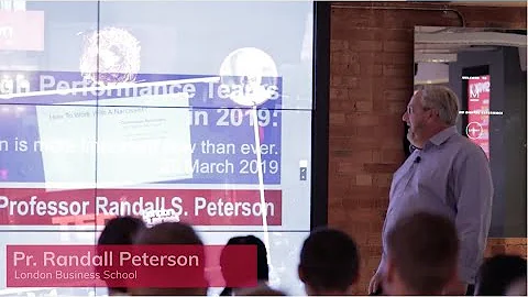 Professor Randall Peterson  High Performance Teams...