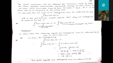 SS- Orthogonality Concepts in Approximation signals,Mean Square Error By NVS