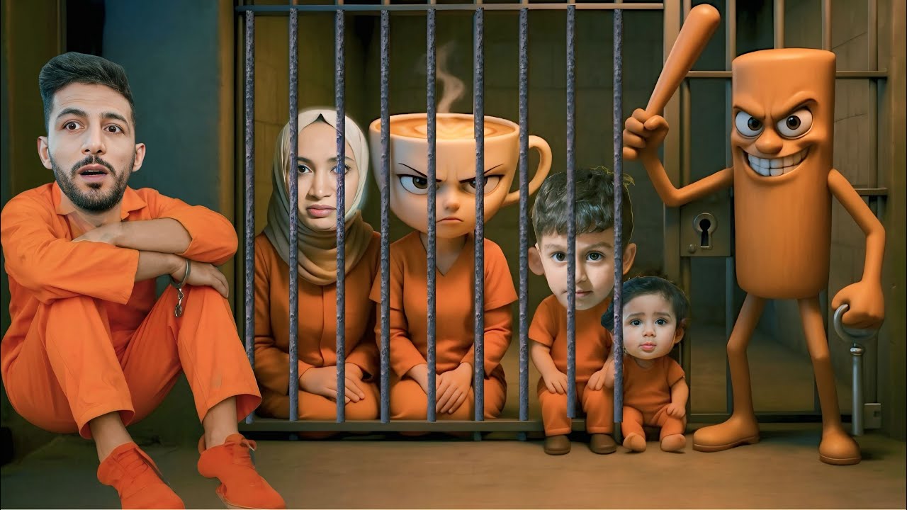 تونغ ساهور دخل باليرينا كابشينا وعائلة ايمن تيوبر في السجن ( ميمي تيوبر ورحمة مع عز مسجونين ) !!