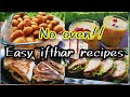 No oven easy ifthar recipes 2023mini pocket shawrmacustard drinkchicken crepesluqaimat recipe