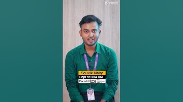 Placed @ TCS | 500+ Recruiters | 36 LPA Highest CTC | Best University in West Bengal