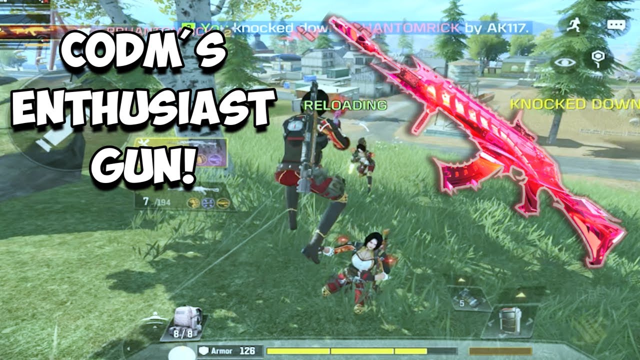 Using CODM's most Enthusiast Gun Solo v Squad Call of Duty Gameplay!