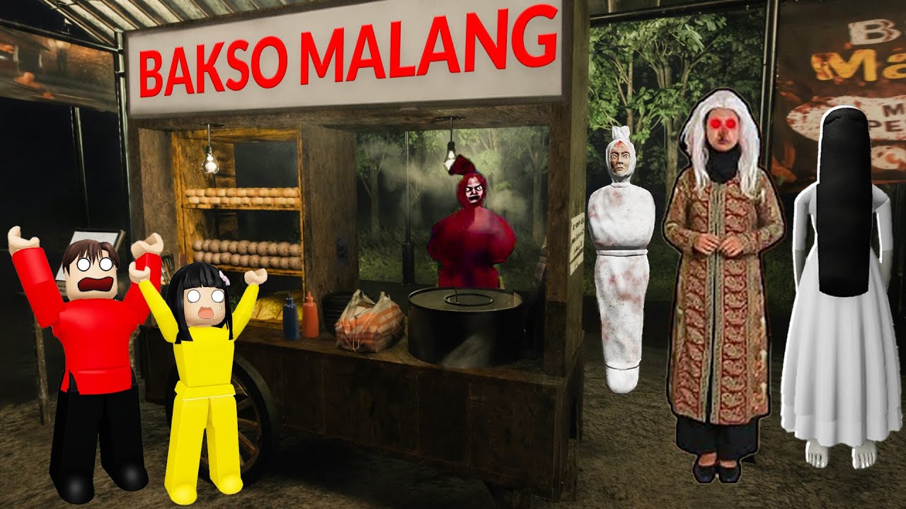 Yuta Mio Jualan Bakso Malang Di Malam Hari Tapi Pembelinya Anomali Dan Hantu | ROBLOX