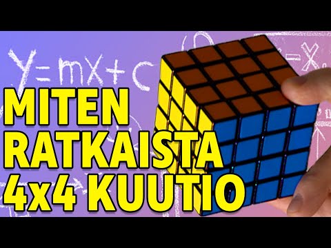 Miten ratkaista 4x4 Rubikin kuutio?