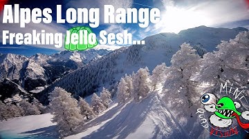 Alpes Long Range freaking jello sesh 🏔🦅🏂