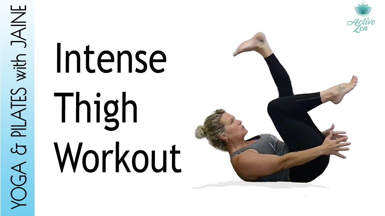 Thigh Slimming Workout (15 Minute Flow) with Jaine 🕉