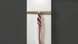 Double Spiral Knot  #macrame #diymacrame #knot
