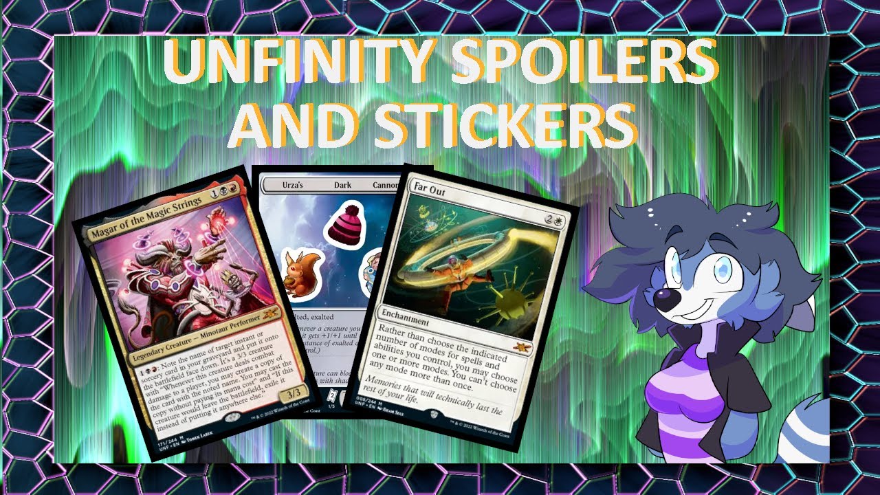 First look at Unfinity Stickers and Spoilers