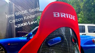 Bride Vios Iii With Kevlar Backs Install On My S2000 Track Build With Sliding Rails.