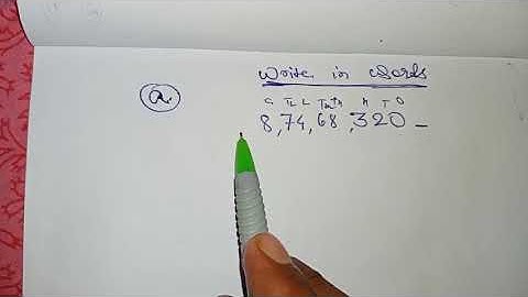 Ex-1.1/Qn No-4/Large Numbers/Class-5 Maths (Maths Safari)/CBSE/NCERT/CTET/ By Jayant Goswami