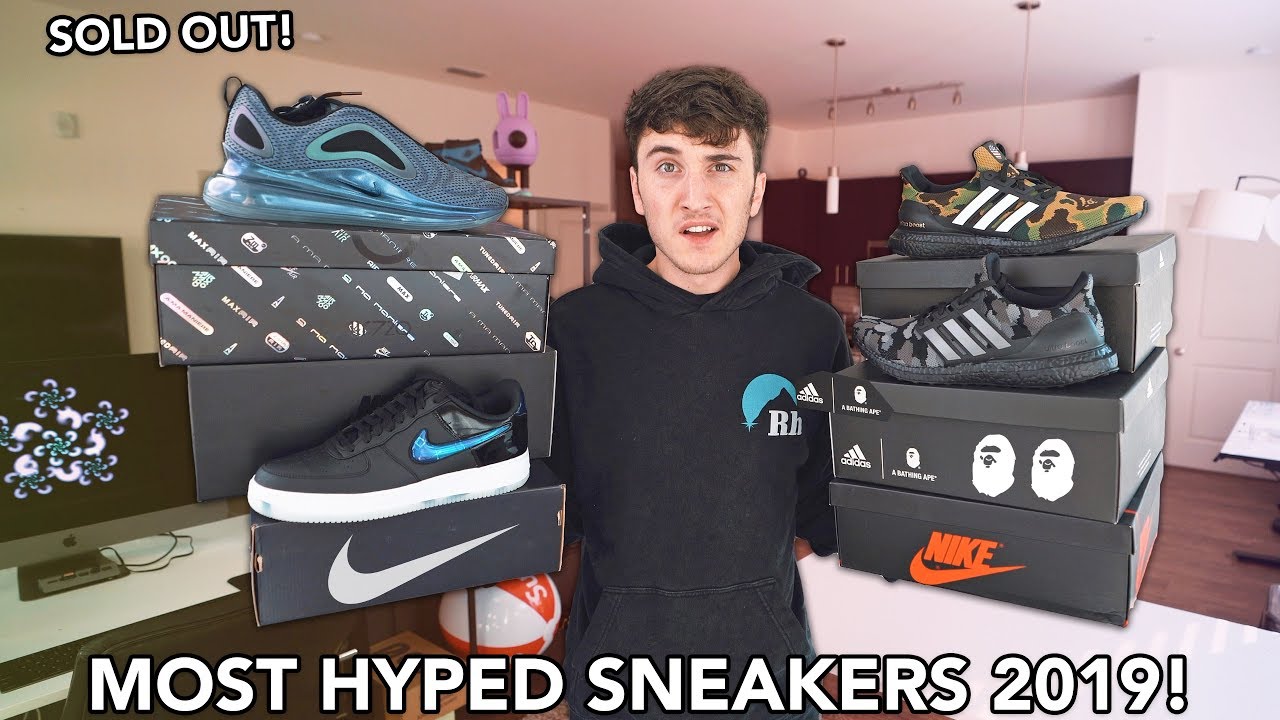 most hyped shoes 2019