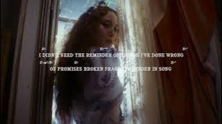 Laufey - Too Little Too Late (Official Lyric Video with Chords)