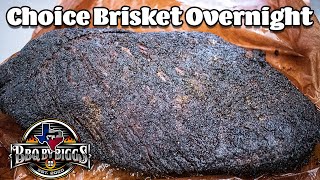 Overnight Choice Brisket on the Lonstar Grillz IVS Mini