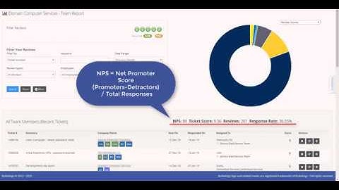 CSAT Reporting within BizRatings