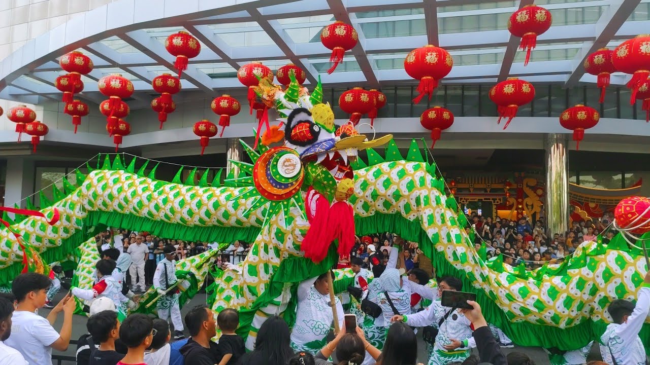 ATRAKSI NAGA AUDY KARYA BORNEO DI HALAMAN A. YANI MEGAL MALL | CAP GOMEH PONTIANAK 2026
