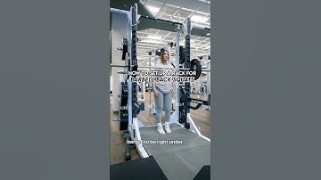 ✖️How to Use a Squat Rack Pt 1✖️ #howtousegymequipment #beginnerfitness #gymtutorial