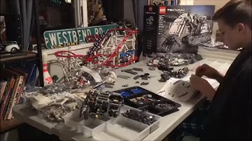 LEGO Technic Liebherr R 9800 Excavator Timelapse build