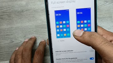 How to hide navigation bar in redmi note9/note 9 pro max/gesture/Full screen gestures/