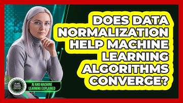 Does Data Normalization Help Machine Learning Algorithms Converge?