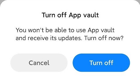 how to disable | turn off app vault miui 12