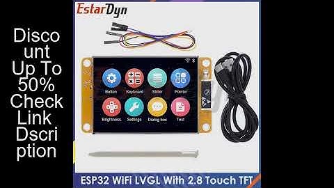 ESP32 Arduino LVGL WIFI&Bluetooth Development Board 2.8 " 240*320 Smart Display Screen 2.8inch LCD T