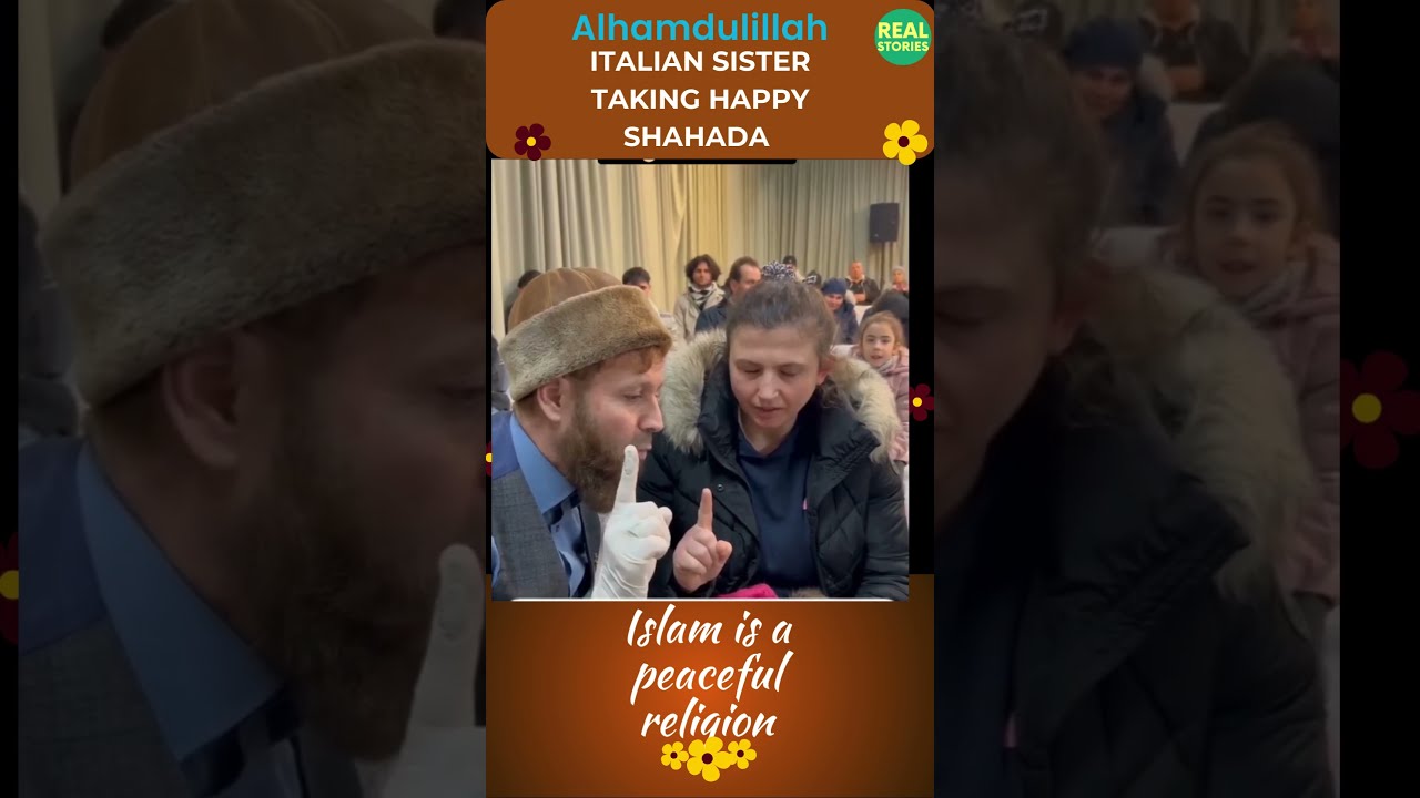 Italian Sister Taking Happy Shahada Shorts Shortsfeed I Real Stories
