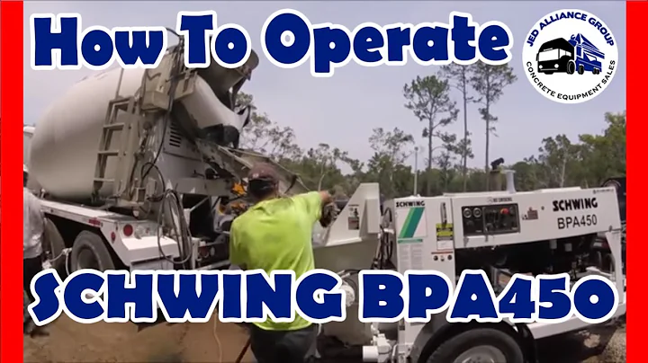 How to Operate a Schwing BPA450:  Jobsite Customer Delivery | SPANISH/ENGLISH