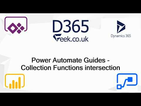 Power Automate Expressions How To: intersection