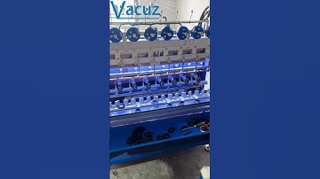 Vacuz 8 Spindles Automobile Brake Coil Automatic Transformer Bobbin Winding Taping Machine Equipment