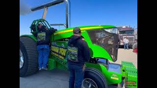 Tinker Toy Pro Stock Start up at the MAC Trailer Winter Nationals