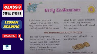Social Studies || Class 3 || Chapter 6 || Early Civilization
