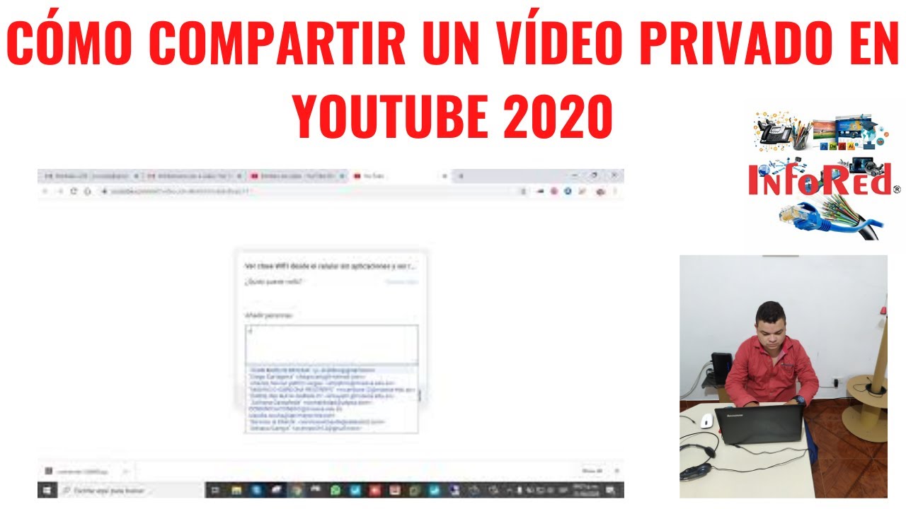 Cómo compartir un vídeo privado usando