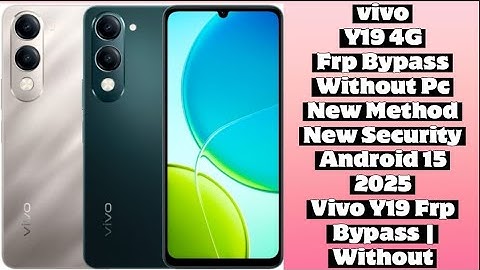Vivo Y19e Frp Bypass Android 15 | Vivo Y19e Frp Bypass | Vivo Y19e Frp Bypass Without Pc