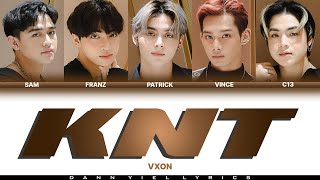 VXON - 'KNT (Kanta Ng Tanga)' (Color Coded Lyrics Video)