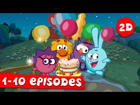 KikoRiki 2D | Full Episodes collection (Episodes 1-10) | Cartoons for Kids