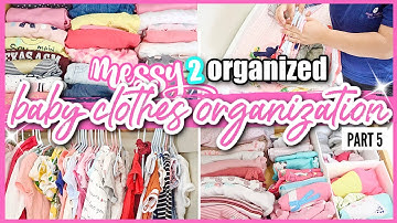 BABY DRESSER AND CLOSET ORGANIZATION🎀 | BABY CLOTHES DECLUTTER | 10-11 MONTH BABY CLOTHES