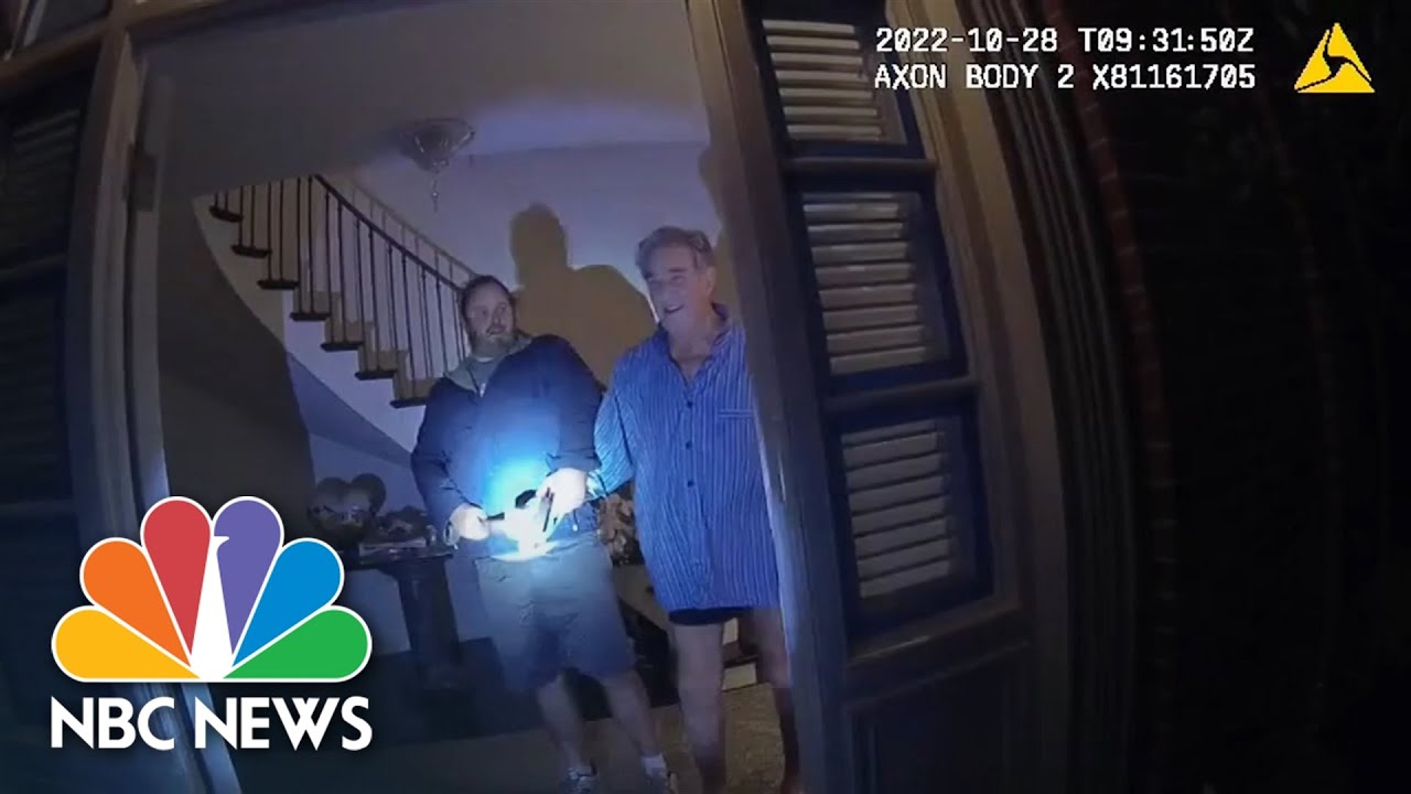Bodycam video shows moment Paul Pelosi is attacked with hammer