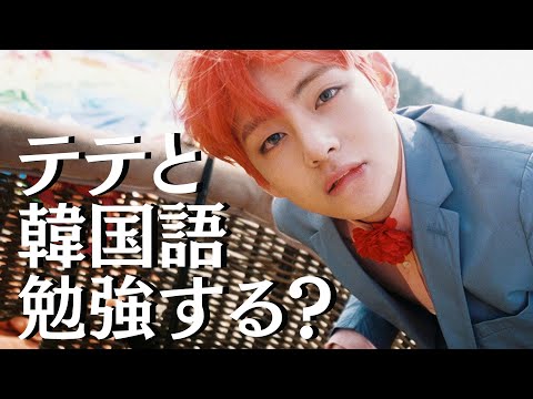 【BTSで韓国語単語】テテと一緒に韓国語勉強しよ♪