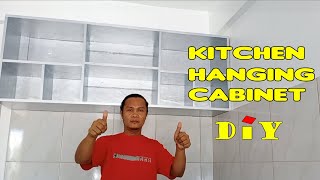 🔴 DIY Kitchen Hanging Cabinet ⦿ Hanging Cabinet In Kitchen ⦿ Paano Gumawa Ng Hanging Kitchen Kabinet